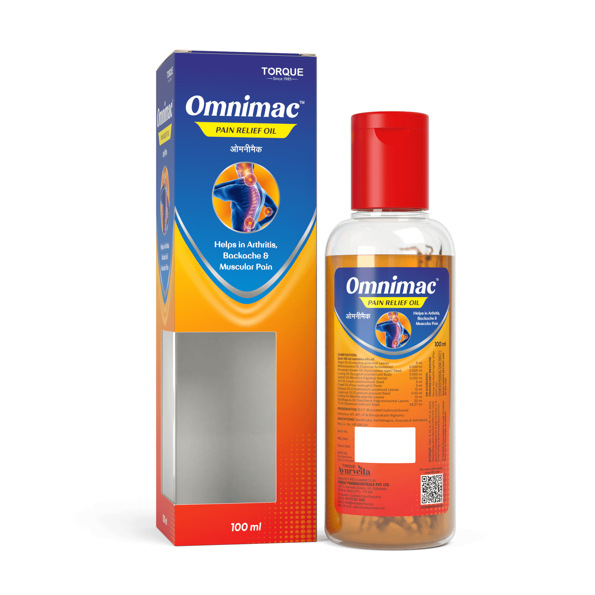 OMNIMAC PAIN RELIEF OIL 100ML